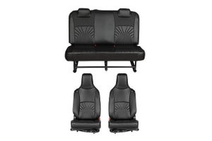 Seat Cover Black Vector Lining Finish | EECO (5 Seater)