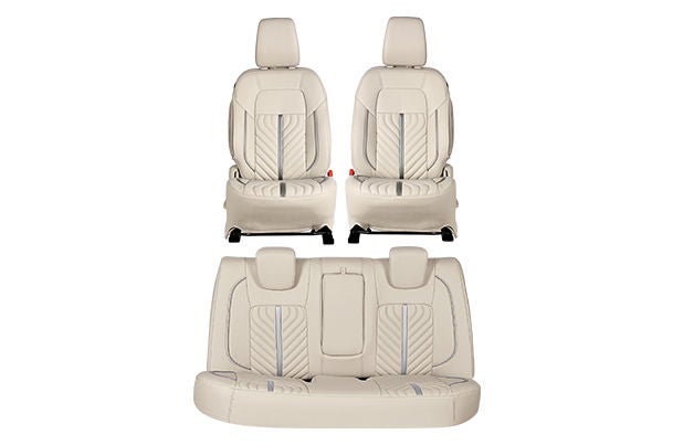 Seat Cover Silver Exuberance Finish | New Dzire (Z+/Z/V Variant)