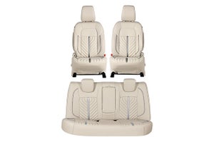 Seat Cover Silver Exuberance Finish | New Dzire (Z+/Z/V Variant)
