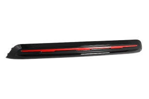 Rear Skid Plate - Bluish Black & Sizzling Red | Victoris