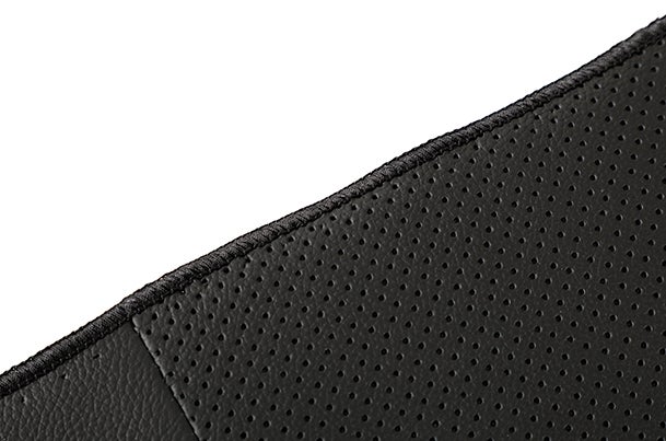 Steering Wheel Cover - Leather Finish (Black)