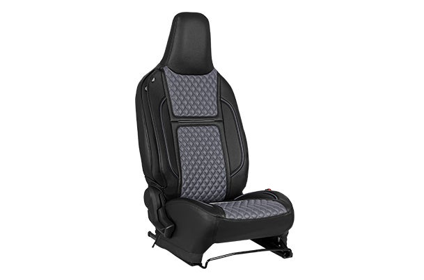 Seat Cover Grey Lining Bevel Finish | Alto K10