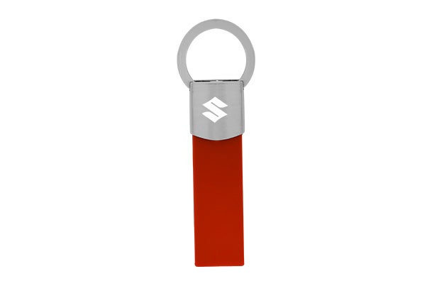 Buy Key Ring - Leather (Red) 990J0M999KC-260,Maruti Suzuki Genuine