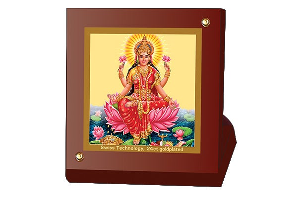 Dashboard Frame Lakshmi 24k Gold Plated