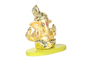 God Idol - Pagdi Ganesha (Golden)
