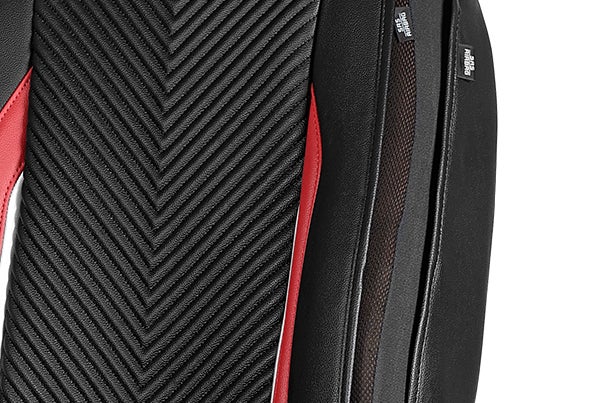 Urban Drift Red Highlight Seat Cover | Brezza ( L Variant)