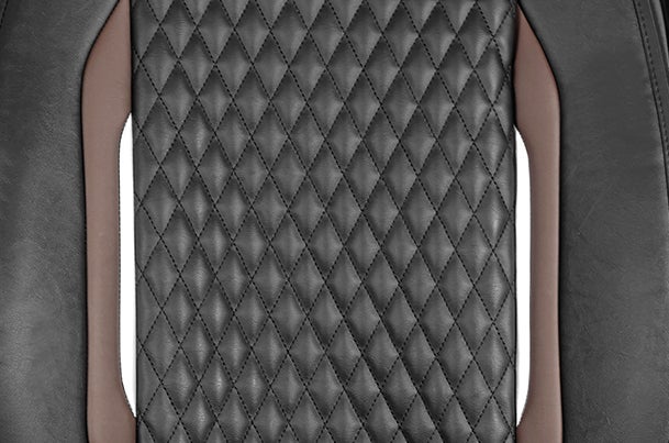 Seat Cover Premium Brown Finish Prism| Brezza (Z+/Z/V  Variant)