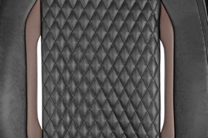 Seat Cover Premium Brown Finish Prism| Brezza (Z+/Z/V  Variant)