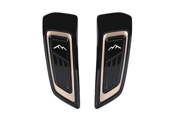 Front Door Garnish - Gloss Black & Sherwood Brown | Brezza