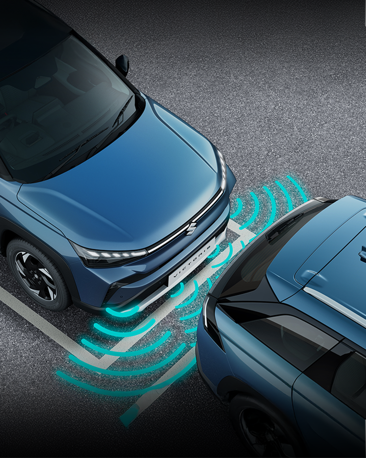 Front Parking Assist Sensor with Auto 360° Camera Activation