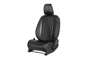 Seat Cover Urban Drift Brown Highlight| Brezza (Z+/Z/V Variant)