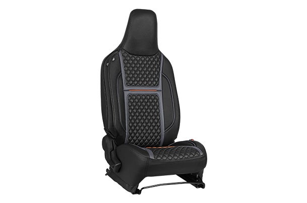 Seat Cover Orange Lining Bevel Finish  | Alto K10