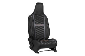 Seat Cover Orange Lining Bevel Finish  | Alto K10