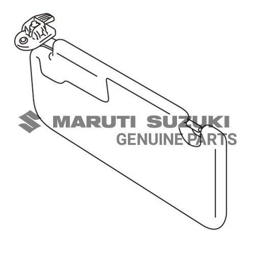SUNVISOR ASSEMBLY (RIGHT_GRAY)