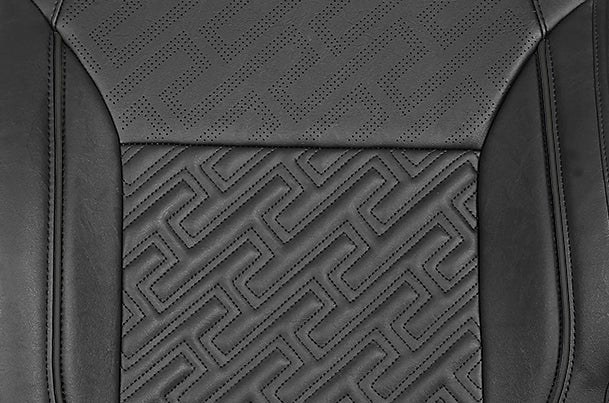 Seat Cover Premium Crossbars Black Finish | XL6 (Zeta Variant)