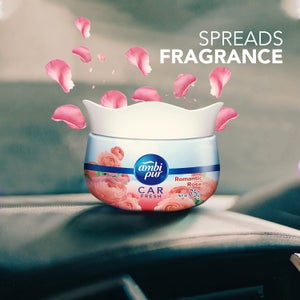 Ambi Pur Car Freshener Gel-Romantic Rose (75g)