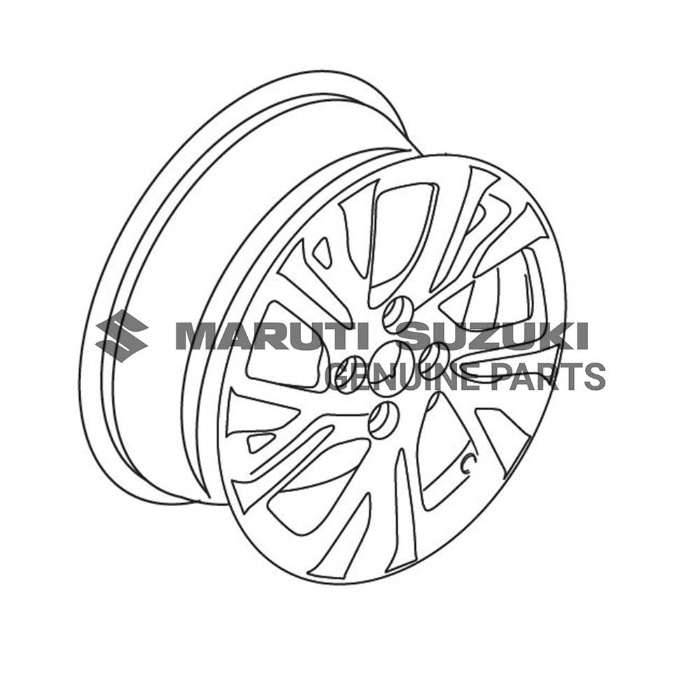 Alloy Wheel silver 38.10 cm (15 inches)