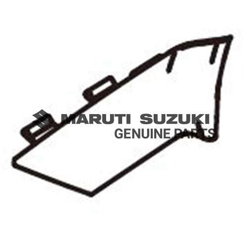 CAPSIDE DOOR INSIDE HANDLE BEZEL RIGHT HAND SIDE (BLACK)