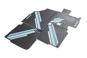 Designer Mat (Blue & White) | Wagon R