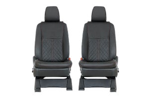 Diamond Cityscape Red Lining Finish Seat Cover (7S) - INVICTO (Zeta+)
