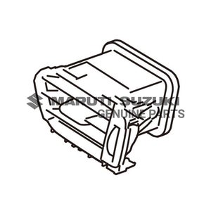 LOUVER COMPONENT_SIDE VENT RIGHT (BLACK)