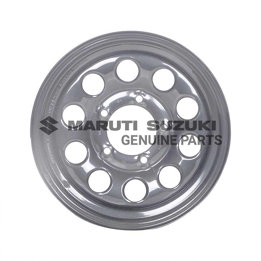 Buy WHEEL (15X5 1/2JJ_BLACK) 43210M80T50-QC8,Maruti Suzuki Genuine
