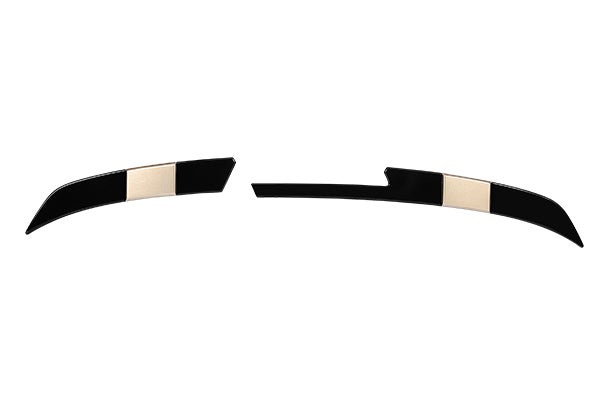 Rear Upper Spoiler Extender - Gloss Black & Sherwood Brown Finish | Brezza