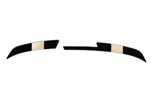 Rear Upper Spoiler Extender - Gloss Black & Sherwood Brown Finish | Brezza