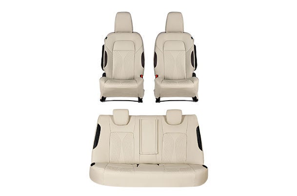 Seat Cover Luxe Black Waveflow Finish | New Dzire (Z+/Z/V Variant)