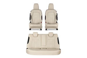Seat Cover Luxe Black Waveflow Finish | New Dzire (Z+/Z/V Variant)