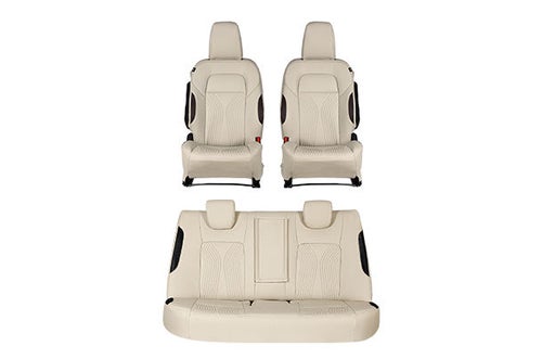 Seat Cover Luxe Black Waveflow Finish | New Dzire (Z+/Z/V Variant)