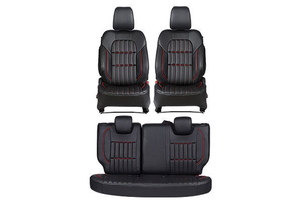 Premium Red Jersey Highlight Seat Cover | New Swift (Z+/ Z Variant)