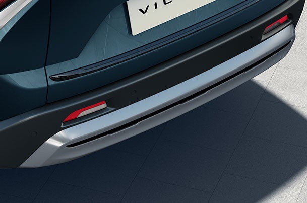 Rear Skid Plate - Splendid Silver & Bluish Black | Victoris