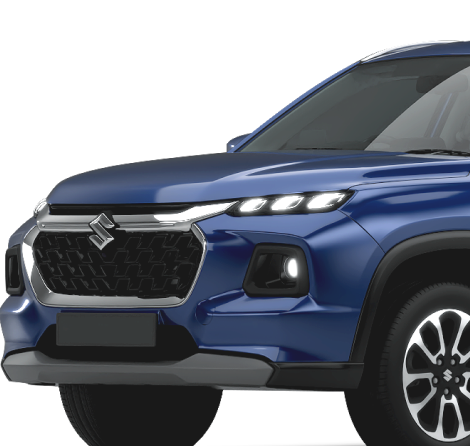 Blue maruti suzuki car