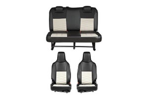 Seat Cover Cross-Beam Beige Finish | EECO (5 Seater)