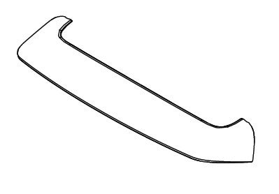 SPOILER ASSEMBLYBACK DOOR (BLACK)
