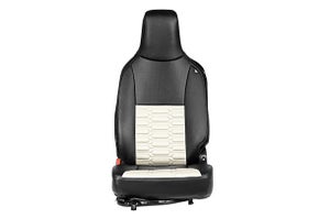 Seat Cover Cross-Beam Beige Finish | EECO (5 Seater)