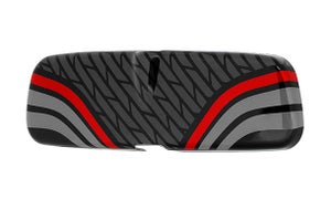 Manual IRVM Cover - Dark Stripes | New Swift (Z+/Z/V)