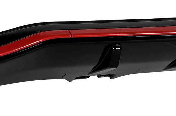 Buy Rear Underbody Spoiler - Midnight Black + Sizzling Red | New