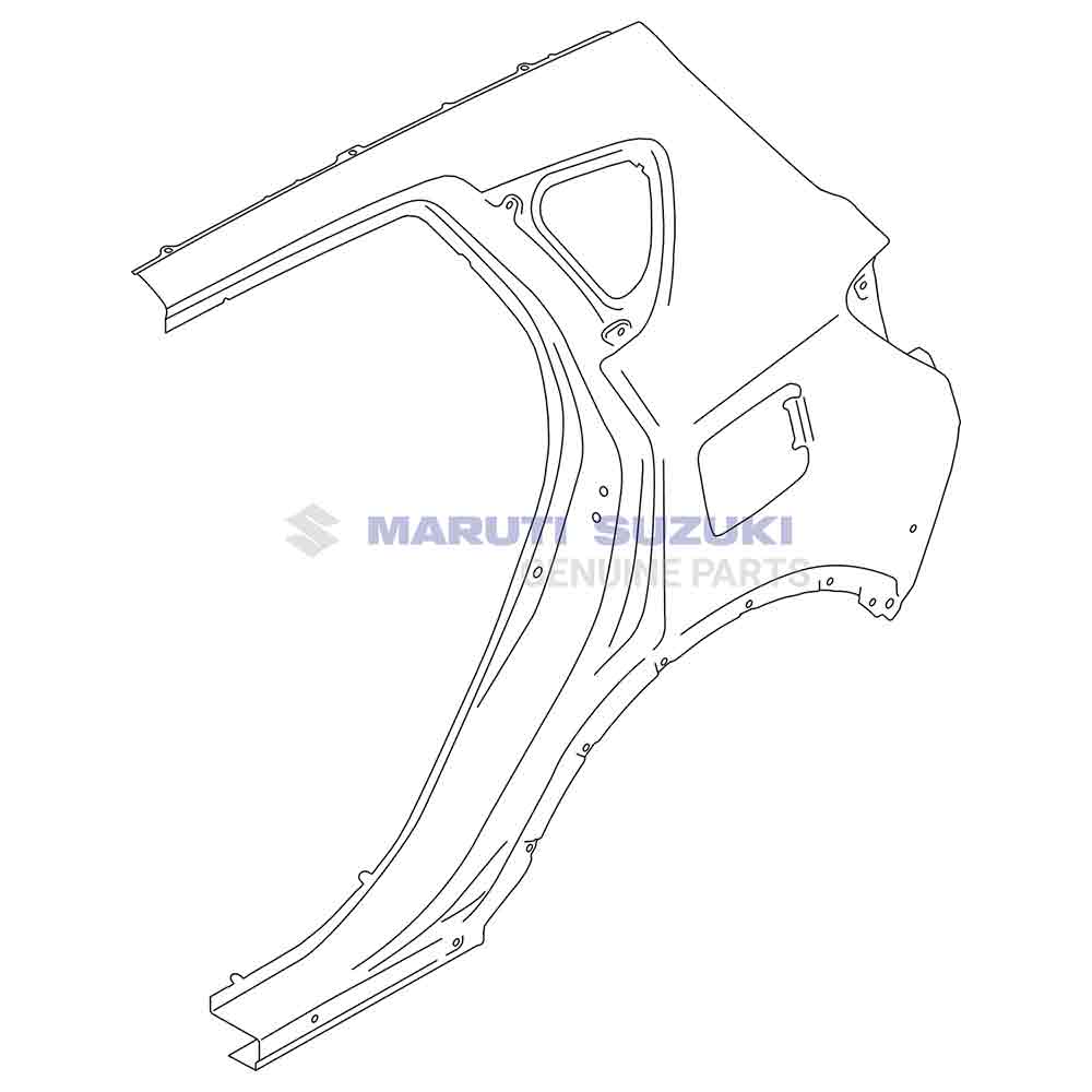 SIDE BODY PANEL (QUARTER PILLAR - RIGHT)