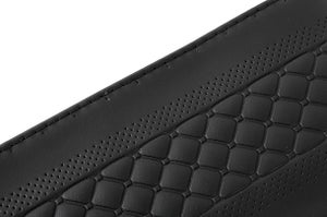 Steering Wheel Cover - Leather Finish (Black Wave)