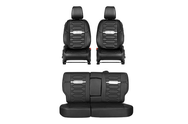 Seat Cover Silver Beam Crisp Highlight| Brezza (L Variant)