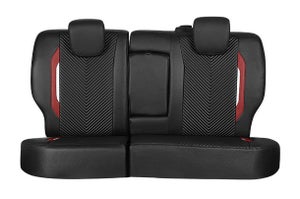 Seat Cover Urban Drift Red Highlight | Brezza (Z+/Z/V  Variant)