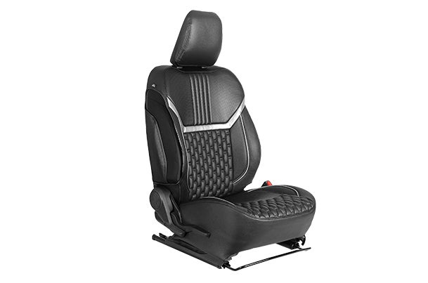 Bold Glamour Silver Highlight Seat Cover | New Swift (Z+/ Z Variant)