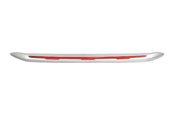 Front Skid Plate - Splendid Silver & Sizzling Red | Victoris