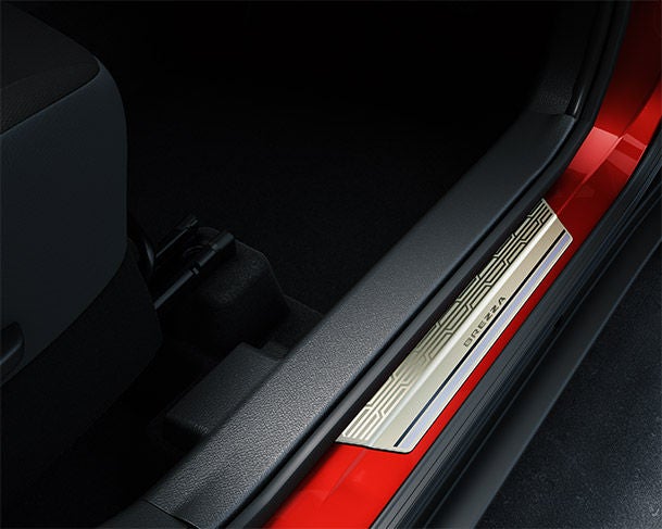 Protective Door Sill Guard - Metal Etch | New Brezza (All Variants)