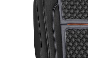 Seat Cover Orange Lining Bevel Finish  | Alto K10
