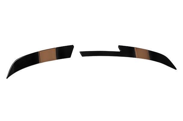 Rear Upper Spoiler Extender - Black + Brown | New Brezza (All Variants)