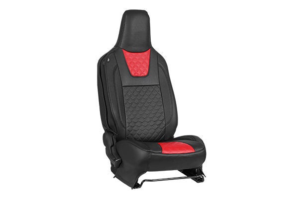 Seat Cover Red Honeycomb Highlight | Celerio (L)