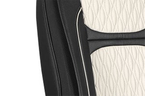 Seat Cover Beige Dew Drops Black Highlight | WagonR (V/Z/Z+)